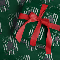 Football Player American Flag Wrapping Paper Roll Cool Distressed Vintage Patriotic - Wonder Print Shop