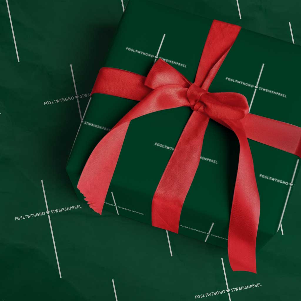For God So Loved Wrapping Paper Roll John 316 Bible Verse FGSLTWTHGOB Cross Minimal Christian Acronym