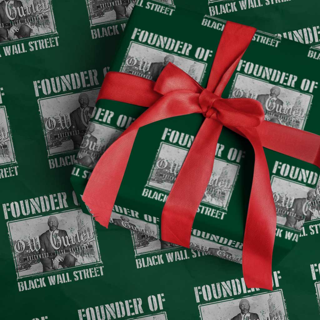 Founder Of Black Wall Street O.W. Gurley Wrapping Paper Roll Black History Month