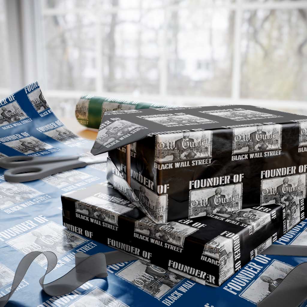 Founder Of Black Wall Street O.W. Gurley Wrapping Paper Roll Black History Month