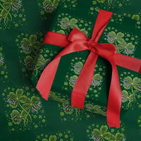 Four Leaf Clover Christian Wrapping Paper Roll Irish Lucky Shamrock Faith Hope Love Religious