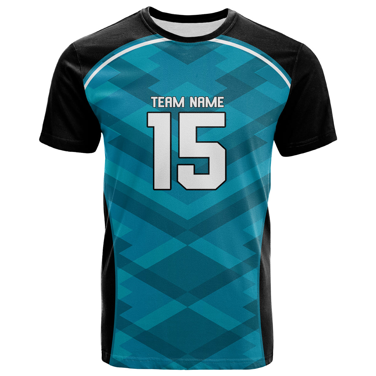 Custom Color 2025 Football T-Shirt – Personalized Team Name & Number CTM15
