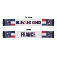 France 2026 Football Soccer Scarf Allez Les Bleus