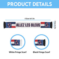 France 2026 Football Soccer Scarf Allez Les Bleus