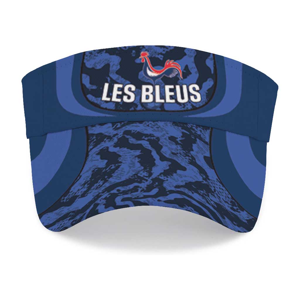 France 2026 Football Sun Visor Cap Allez Les Bleus