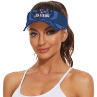 France 2026 Football Sun Visor Cap Allez Les Bleus