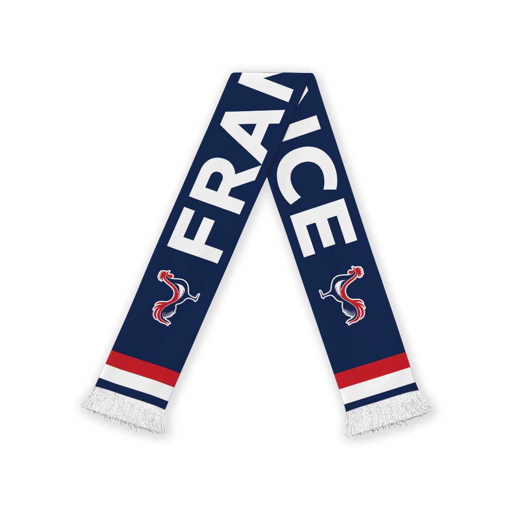 France Football 2026 Soccer Scarf Flag Style