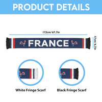 France Football 2026 Soccer Scarf Flag Style