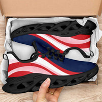 France Football Clunky Sneakers Flag-Inspired Curve Style
