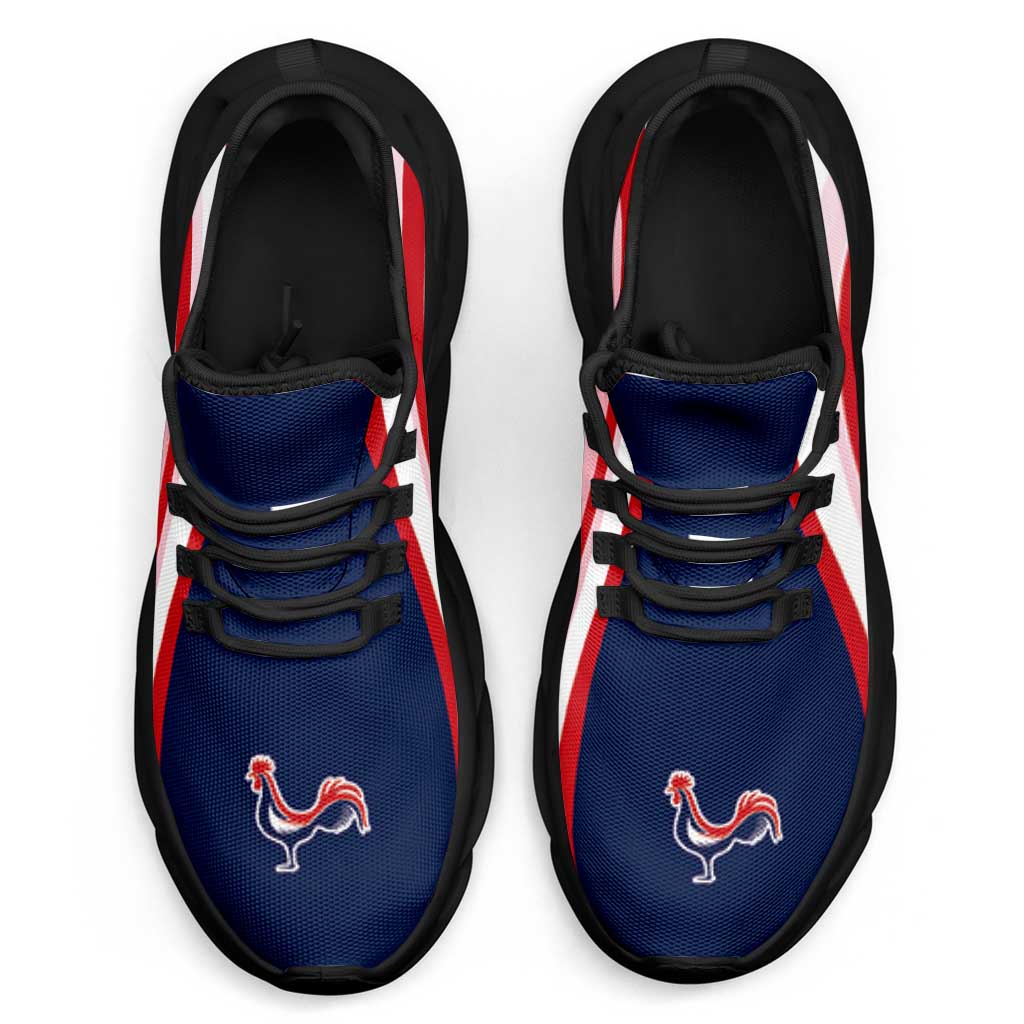 France Football Clunky Sneakers Flag-Inspired Curve Style