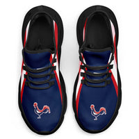 France Football Clunky Sneakers Flag-Inspired Curve Style