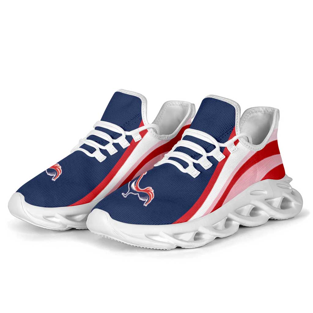 France Football Clunky Sneakers Flag-Inspired Curve Style