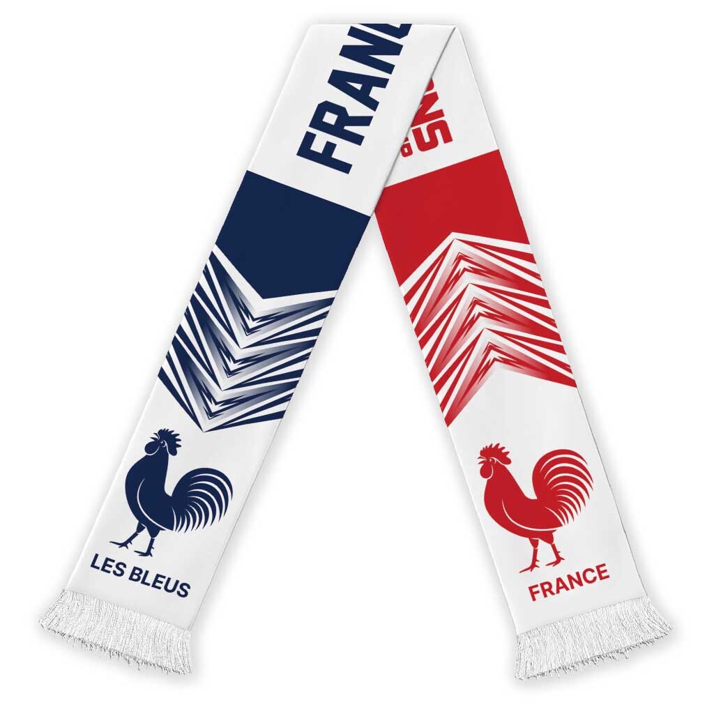 France Football Nations 2026 Soccer Scarf Sporty Pattern LT9