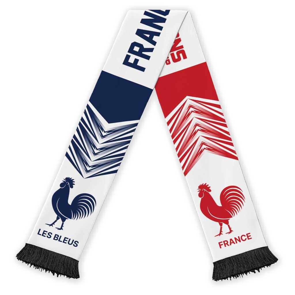 France Football Nations 2026 Soccer Scarf Sporty Pattern LT9