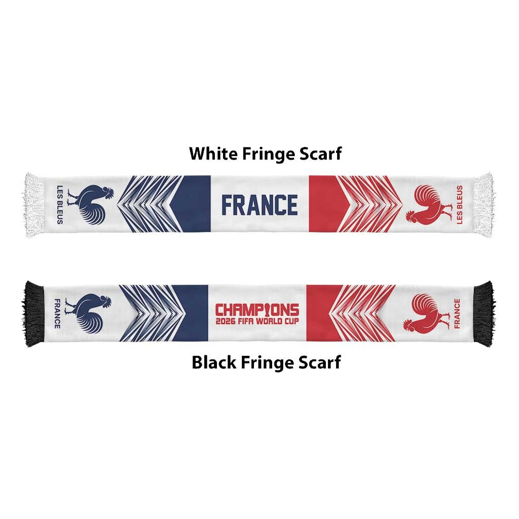 France Football Nations 2026 Soccer Scarf Sporty Pattern LT9