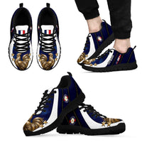 France Football Sneakers Gallic Rooster Luxury Sport Style