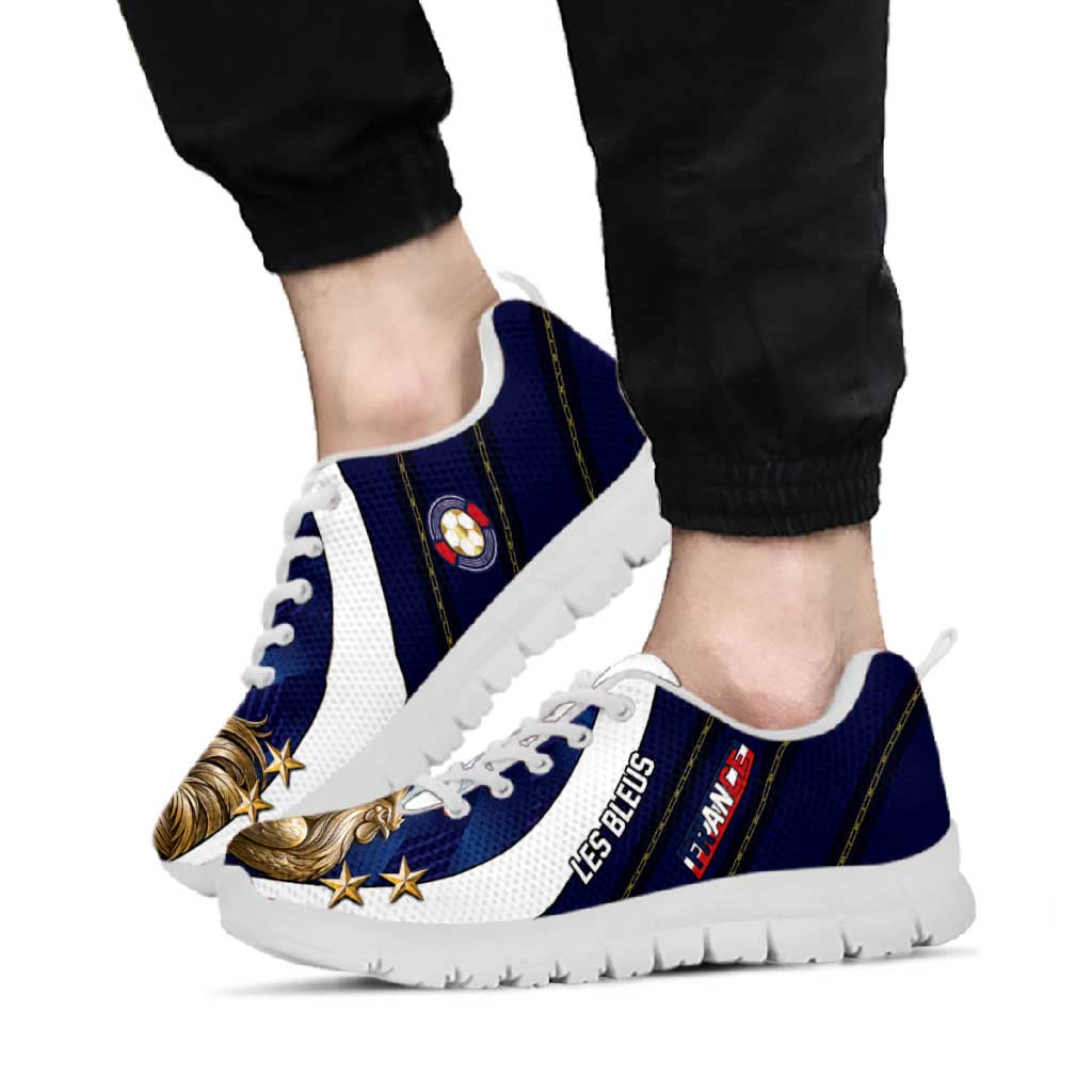 France Football Sneakers Gallic Rooster Luxury Sport Style
