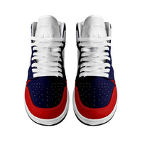 France High Sneakers AJ1 Classic National Flag Style - Wonder Print Shop