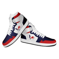 France High Sneakers AJ1 Classic National Flag Style - Wonder Print Shop