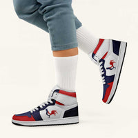 France High Sneakers AJ1 Classic National Flag Style - Wonder Print Shop