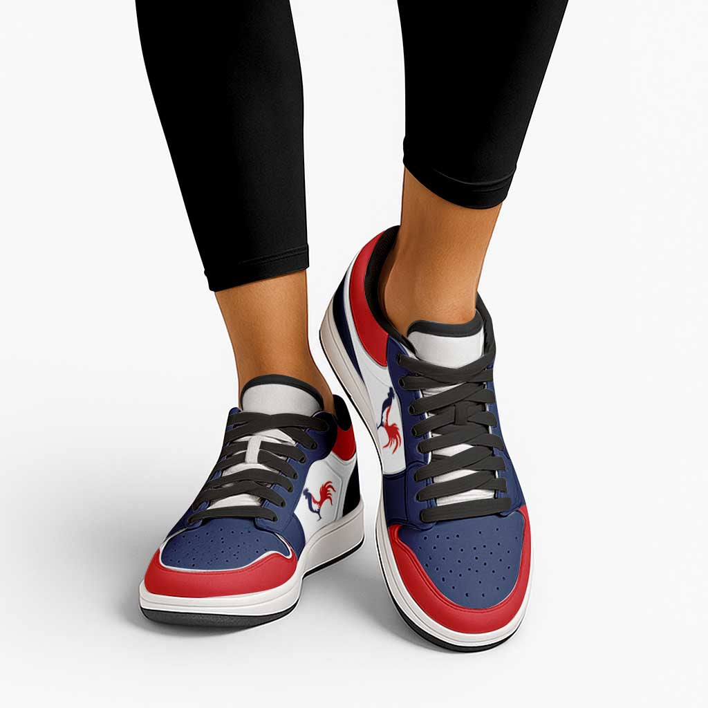 France Low Sneakers Classic National Flag Style - Wonder Print Shop