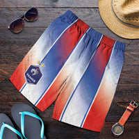 France National Football Shorts for Men Paris Architecture-Inspired Geometry - Wonder Print Shop
