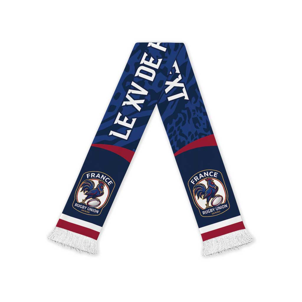 France Rugby National Heritage Personalized Soccer Scarf Fleur De Lis Inspired Edition
