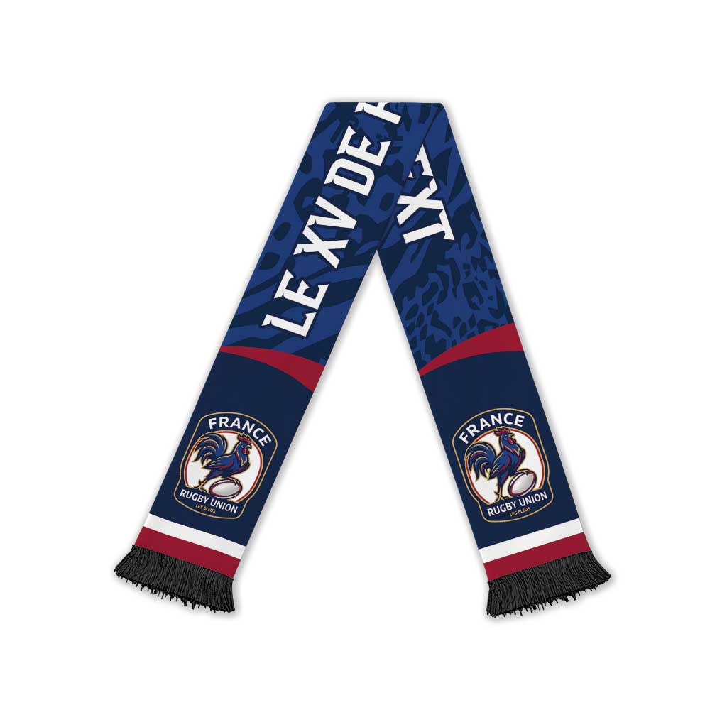 France Rugby National Heritage Personalized Soccer Scarf Fleur De Lis Inspired Edition