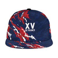France Rugby Pride Snapback Cap XV de France Flame Fire Style