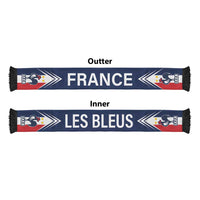 France World Football 2026 Soccer Scarf Go Les Bleus Road To Glory