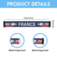 France World Football 2026 Soccer Scarf Go Les Bleus Road To Glory