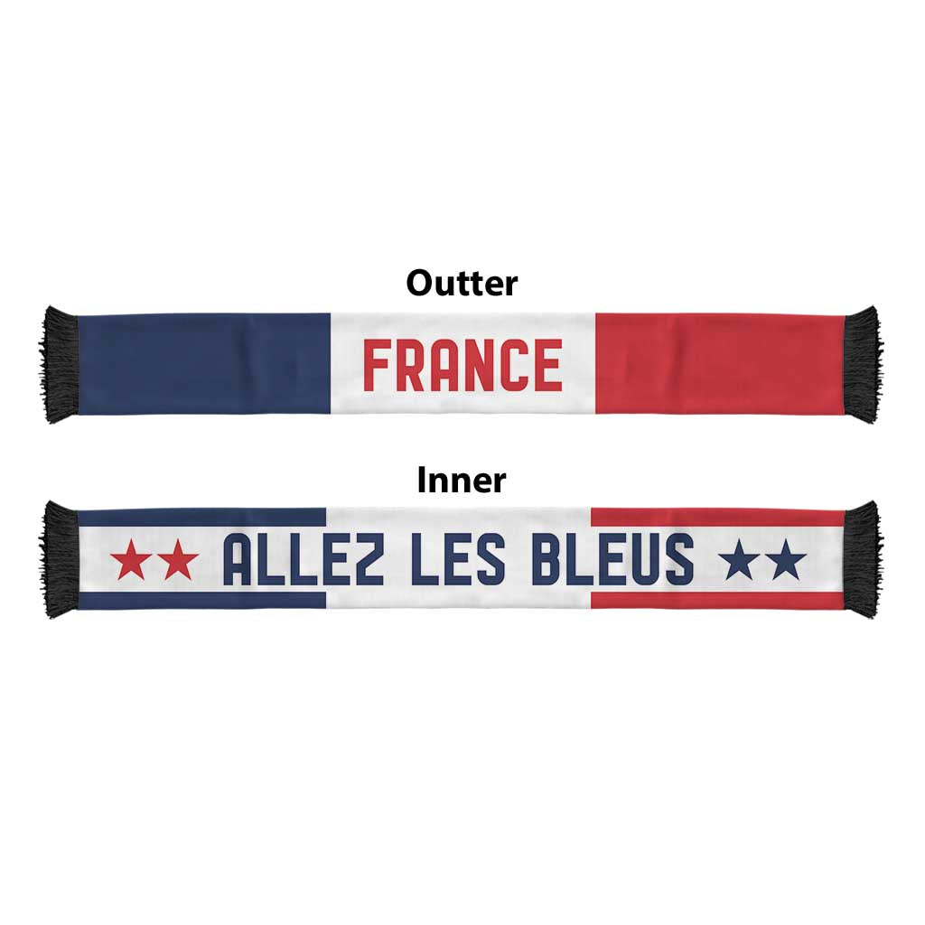 France World Football 2026 Soccer Scarf National Pride Never Stops