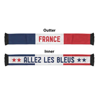France World Football 2026 Soccer Scarf National Pride Never Stops