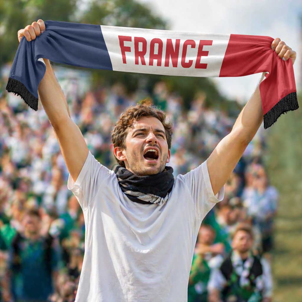 France World Football 2026 Soccer Scarf National Pride Never Stops