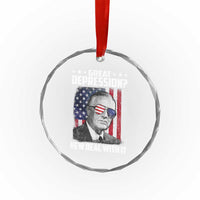 Franklin D Roosevelt Crystal Glass Ornament Great Depression New Deal With It