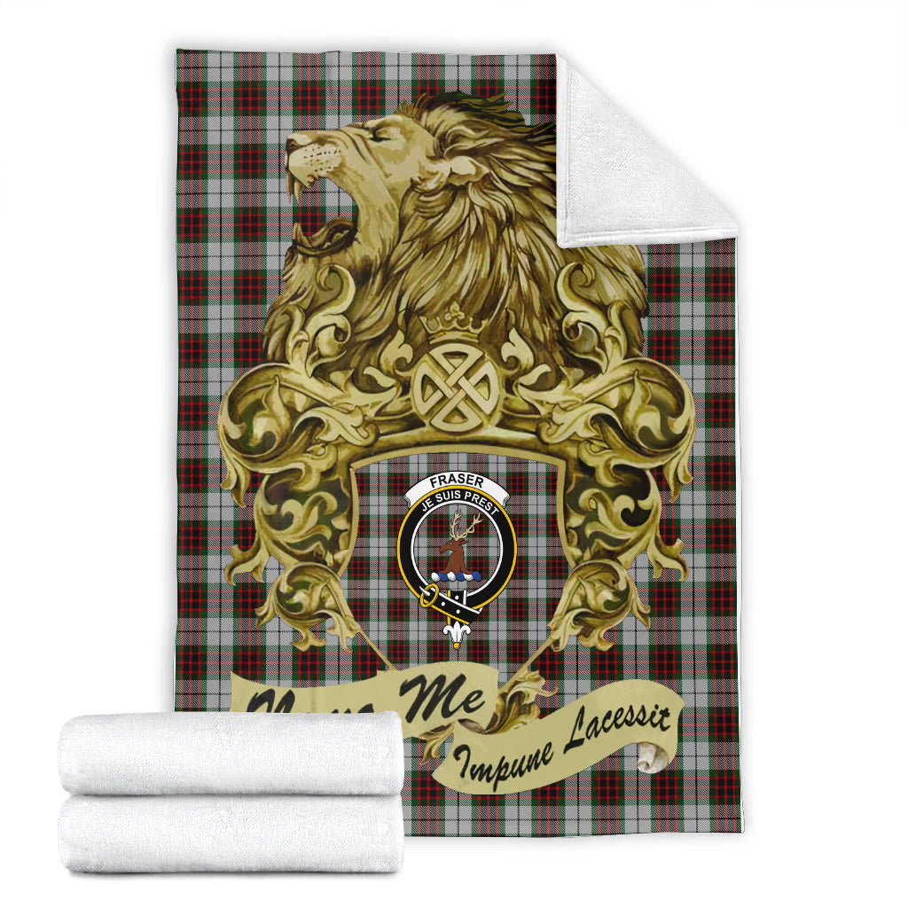 fraser-dress-tartan-premium-blanket-motto-nemo-me-impune-lacessit-with-vintage-lion-family-crest-tartan-plaid-blanket-vintage-style