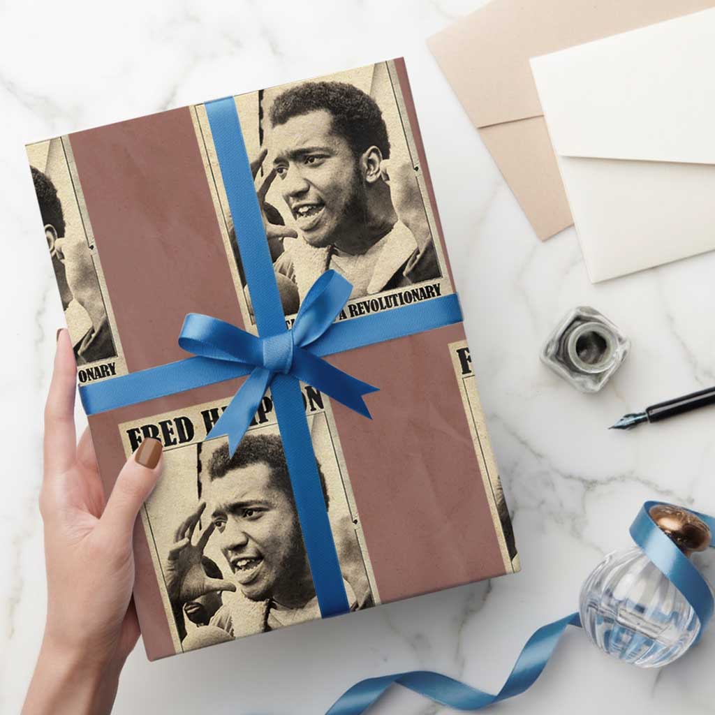 Fred Hampton Quote Wrapping Paper Roll You Can Kill A Revolutionary But You Cant Kill The Revolution