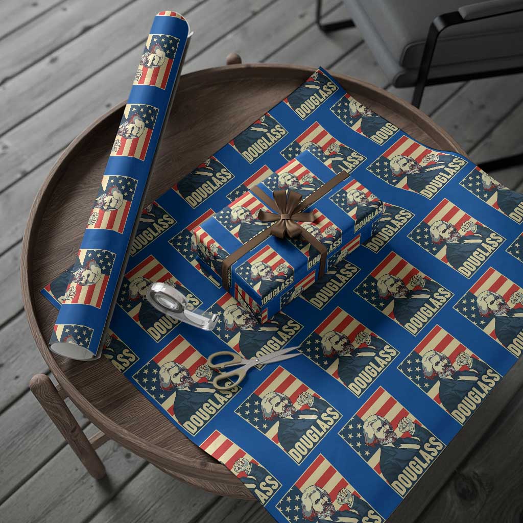 Frederick Douglass American Hero Wrapping Paper Roll Black History Month Gift - Wonder Print Shop