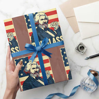 Frederick Douglass American Hero Wrapping Paper Roll Black History Month Gift - Wonder Print Shop