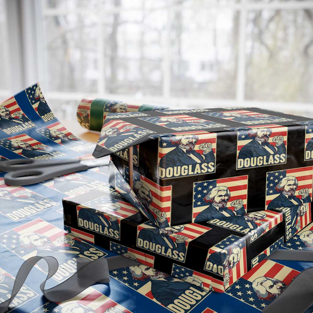 Frederick Douglass American Hero Wrapping Paper Roll Black History Month Gift - Wonder Print Shop