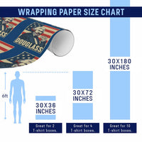 Frederick Douglass American Hero Wrapping Paper Roll Black History Month Gift - Wonder Print Shop