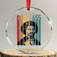 Frederick Douglass Crystal Glass Ornament American Black History - Wonder Print Shop