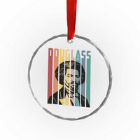 Frederick Douglass Crystal Glass Ornament American Black History - Wonder Print Shop