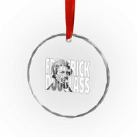 Frederick Douglass Crystal Glass Ornament Black History Month - Wonder Print Shop