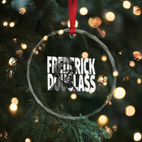 Frederick Douglass Crystal Glass Ornament Black History Month - Wonder Print Shop
