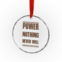 Frederick Douglass Crystal Glass Ornament Power Concedes Nothing Without A Demand - Wonder Print Shop