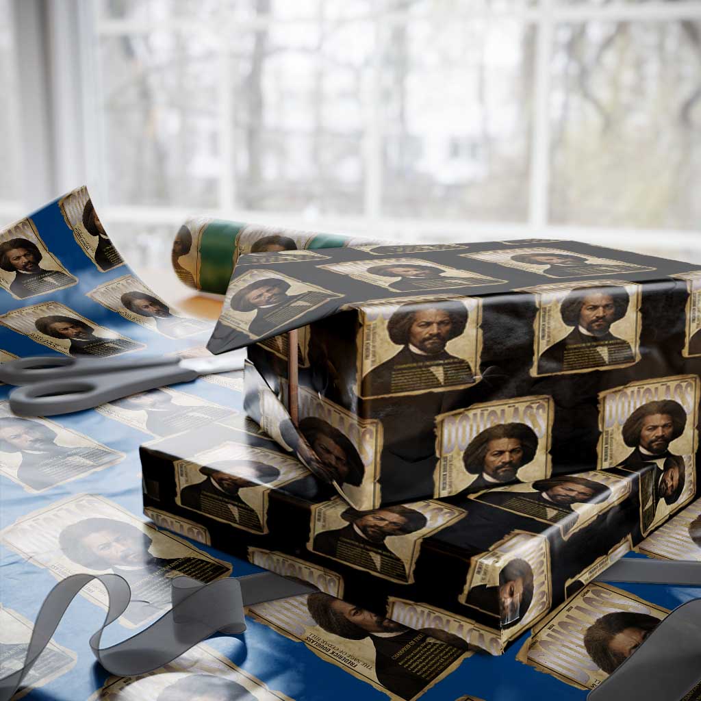 Frederick Douglass Historical Newspaper Wrapping Paper Roll The Sage Of Cedar Hill - Wonder Print Shop