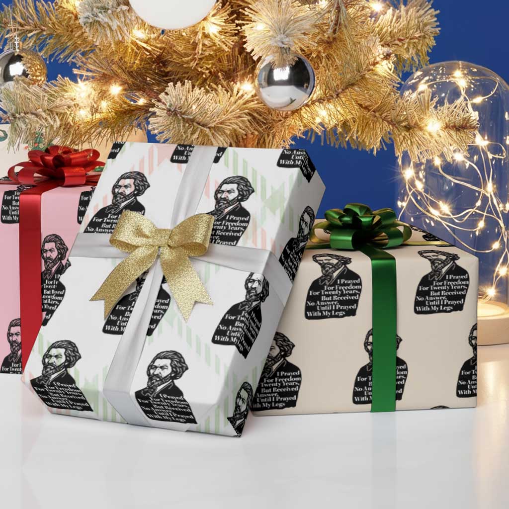 Frederick Douglass Inspirational Quote Wrapping Paper Roll Black History Month - Wonder Print Shop