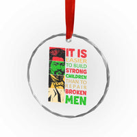 Frederick Douglass Pride Quote Crystal Glass Ornament Black History Month - Wonder Print Shop