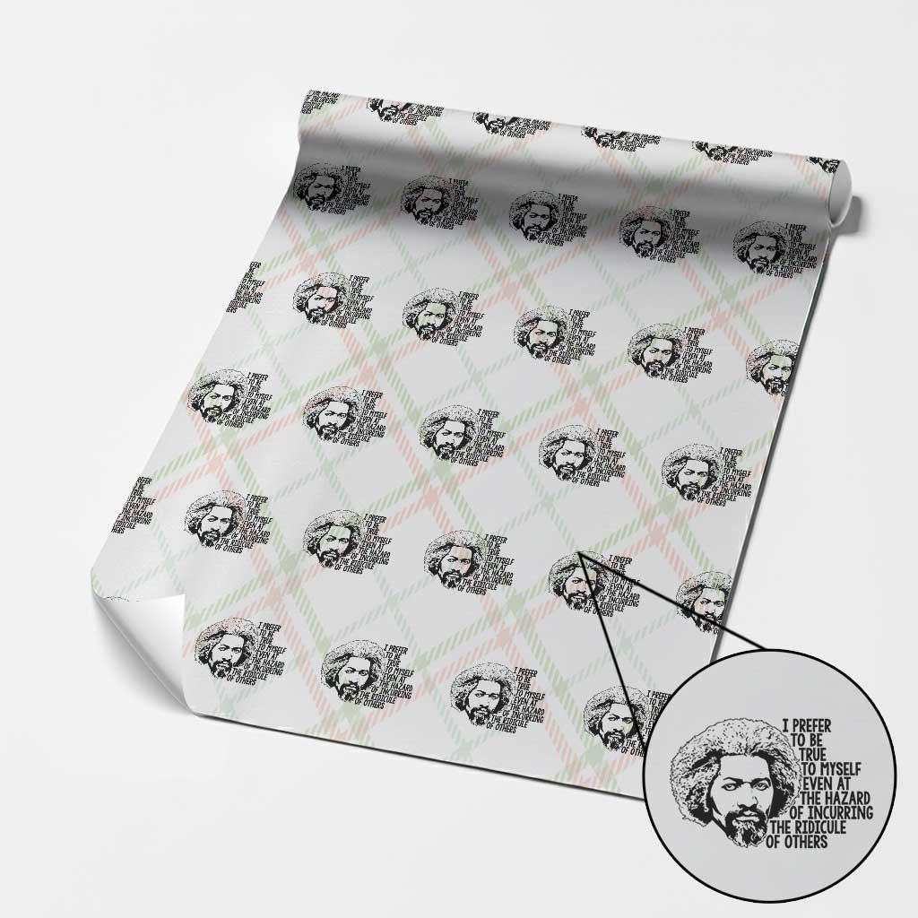 Frederick Douglass Pride Quote Wrapping Paper Roll - Wonder Print Shop